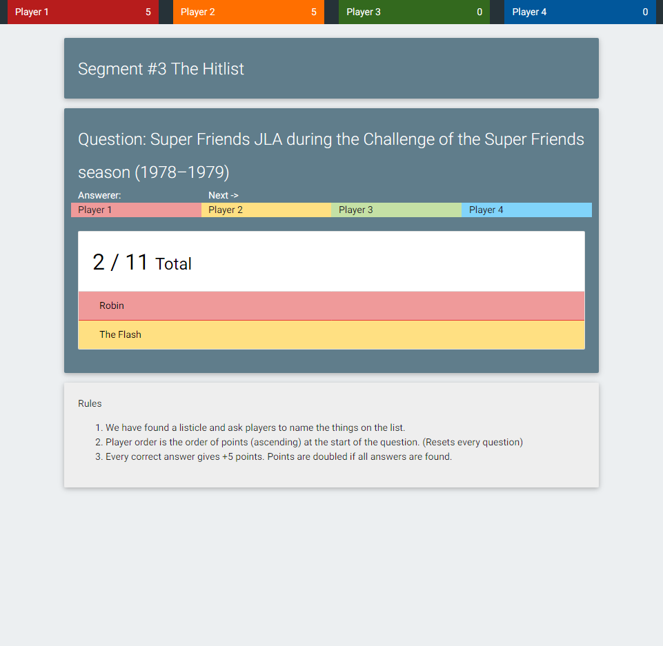 player interface 2